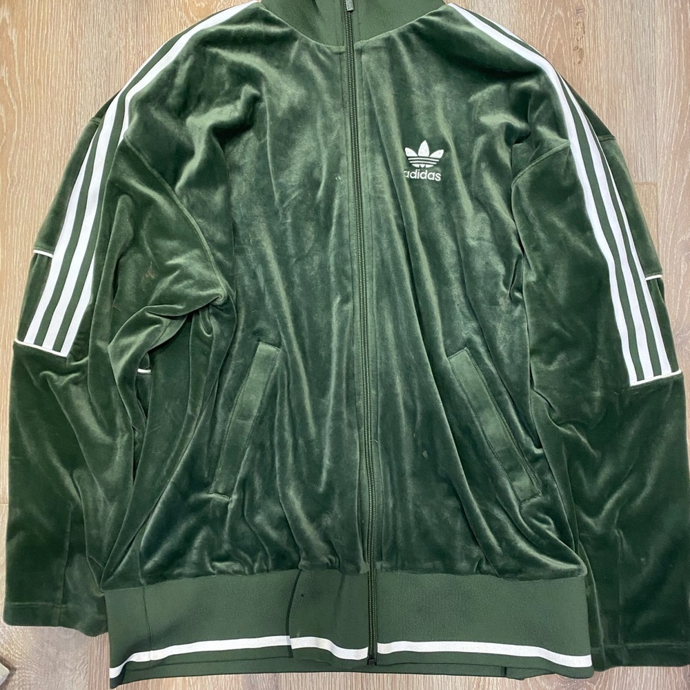 adidas velvet tracksuit